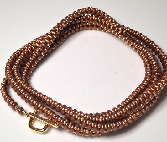 Copper & Rose Gold Waist Beads